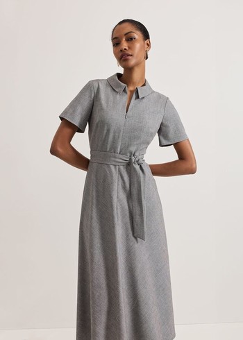 Phase Eight Silvia Tonic Dress Grey USA | 6237089-NL